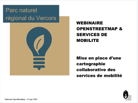 webinaire openstreetmap