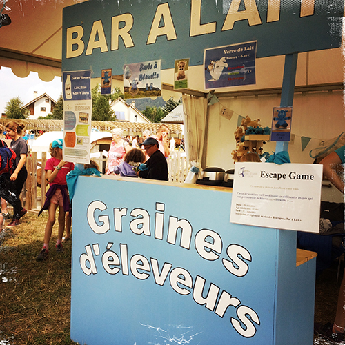 Les Graines d'Éleveurs du Vercors à la Fête du Bleu 2018