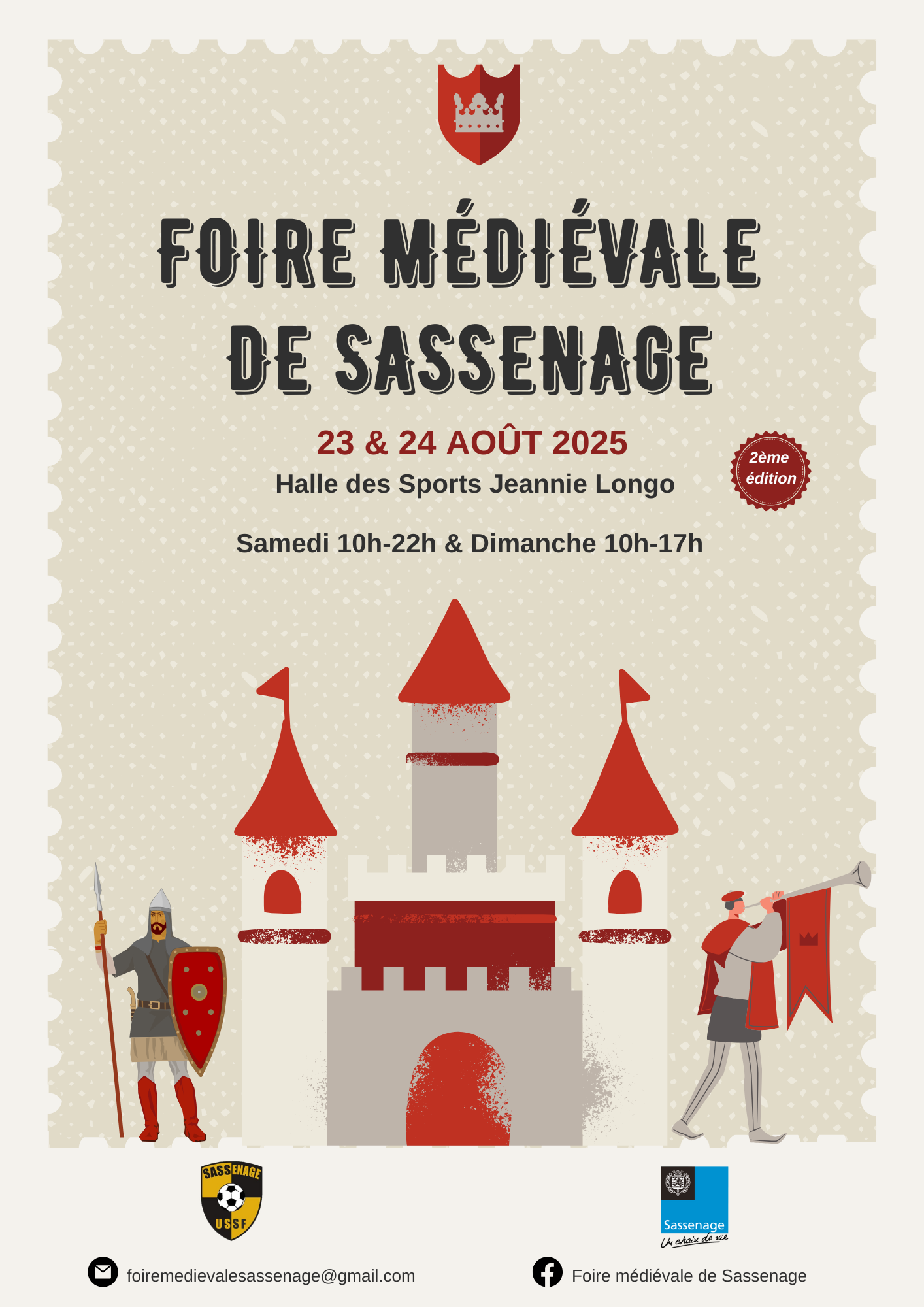Foire Médiévale de Sassenage 2025 - 2ème édition Foire Médiévale de Sassenage 2025 - 2ème édition