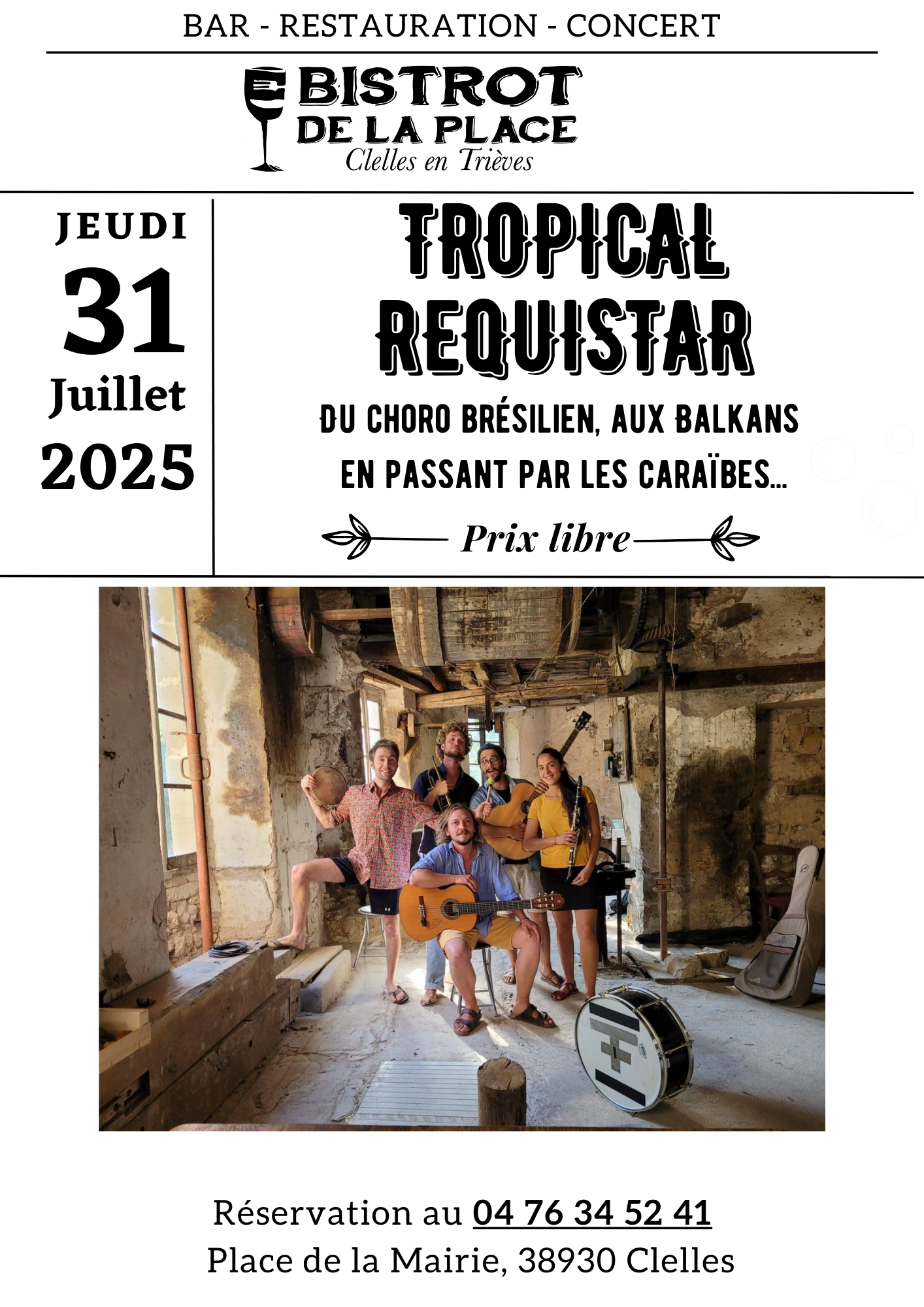 Tropical requistar - concert