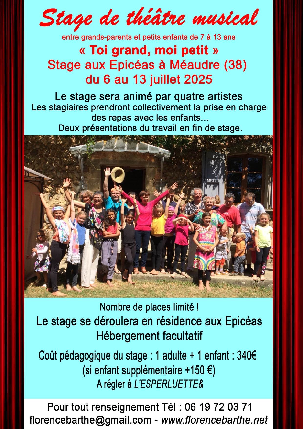 "Toi grand, moi petit", Théâtre musical