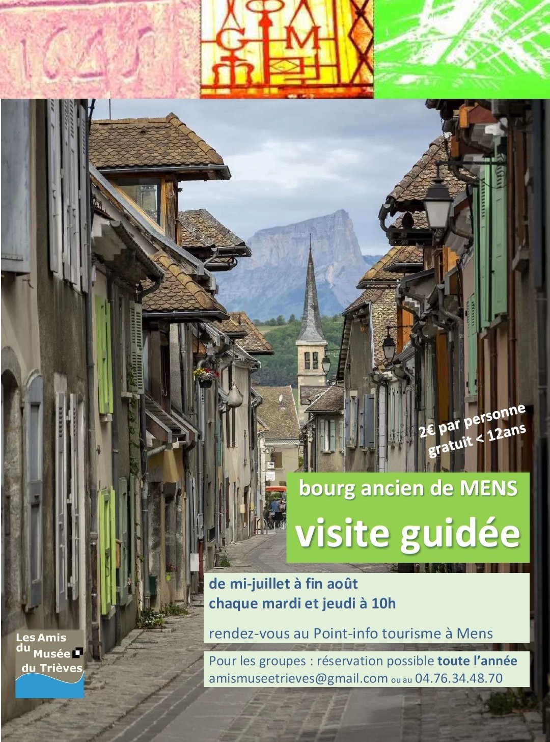 Visite guidée du bourg ancien de Mens Visite guidée du bourg ancien de Mens