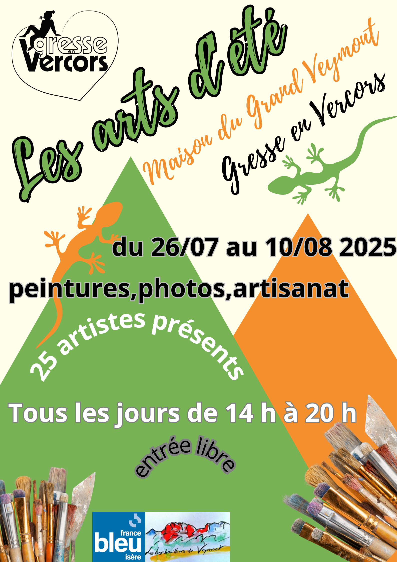 Exposition les arts d'été