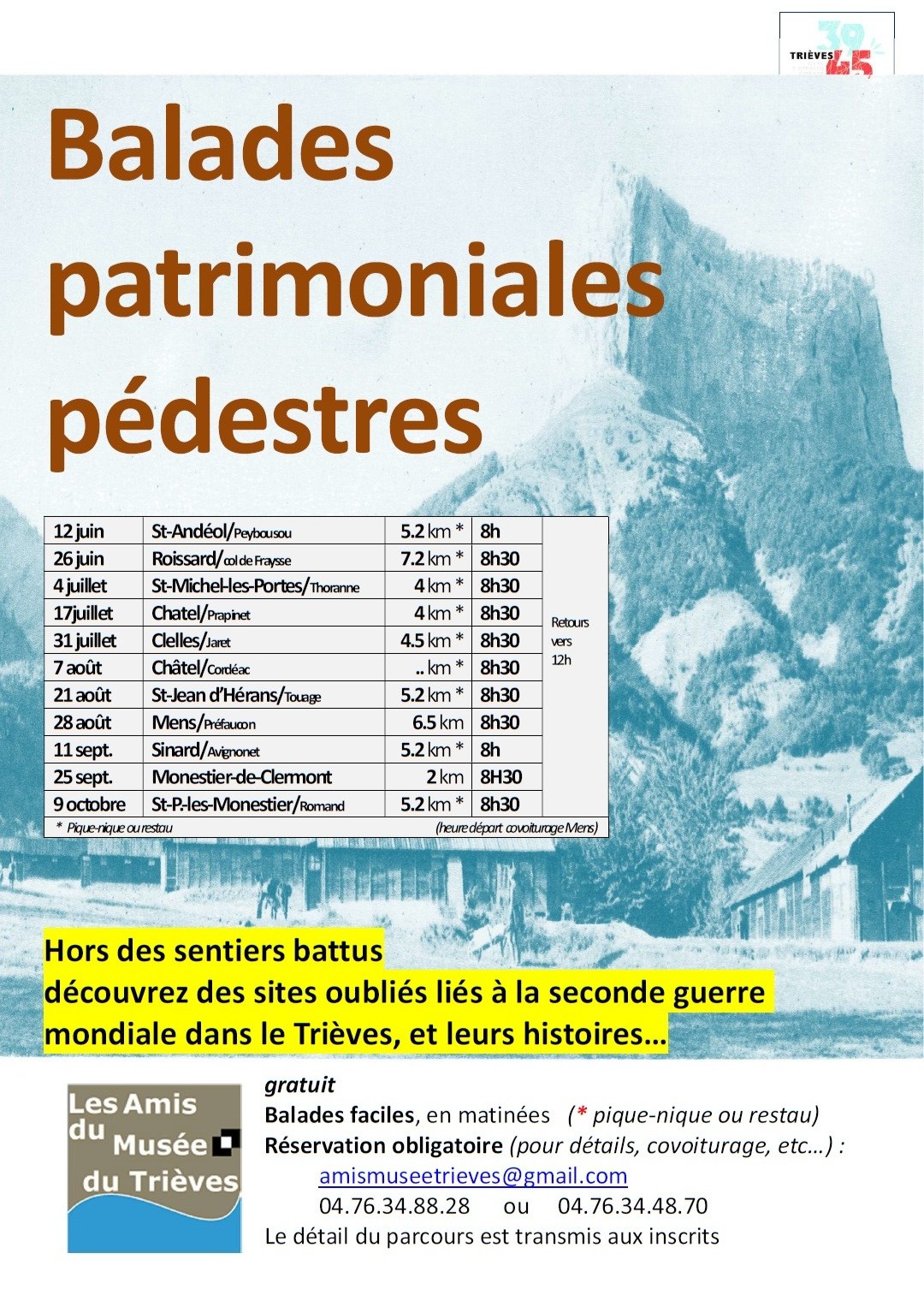 Balade patrimoniale pédestre à Clelles