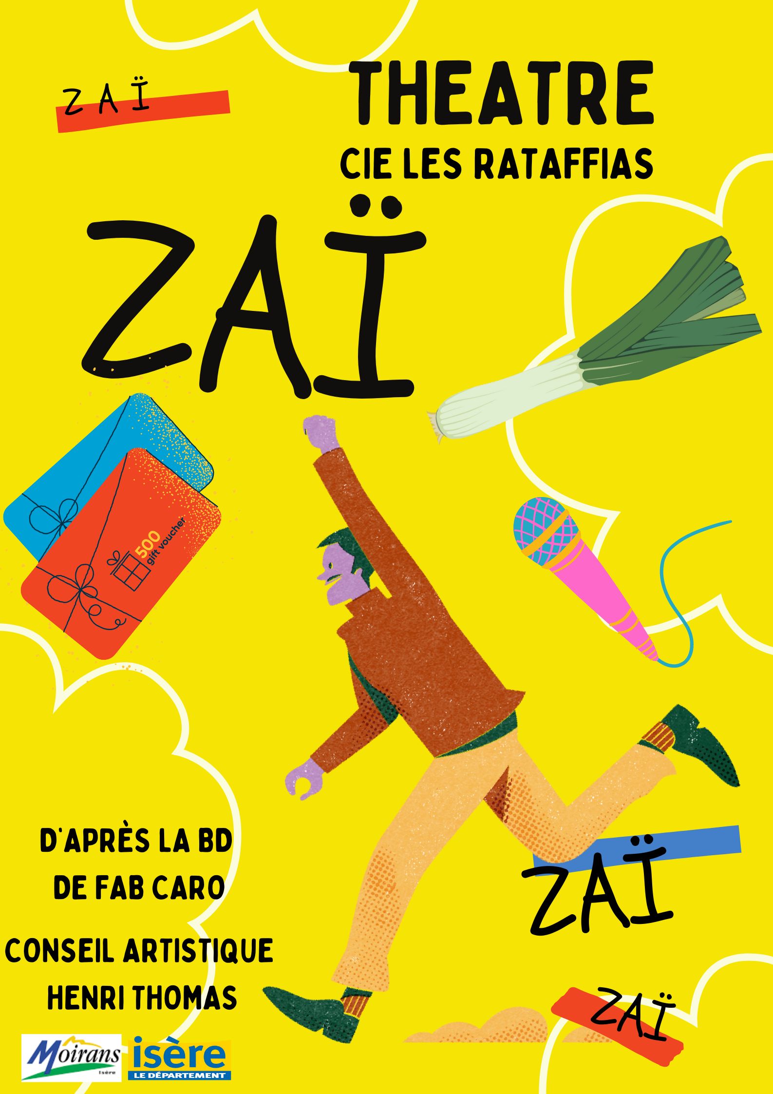 Festival des Planches - Spectacle : Zaï Zaï Zaï Zaï