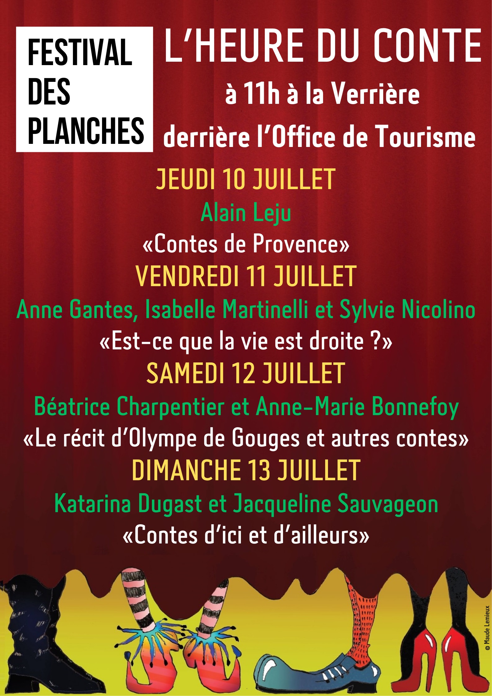 Festival des Planches - contes d'ici et d'ailleurs