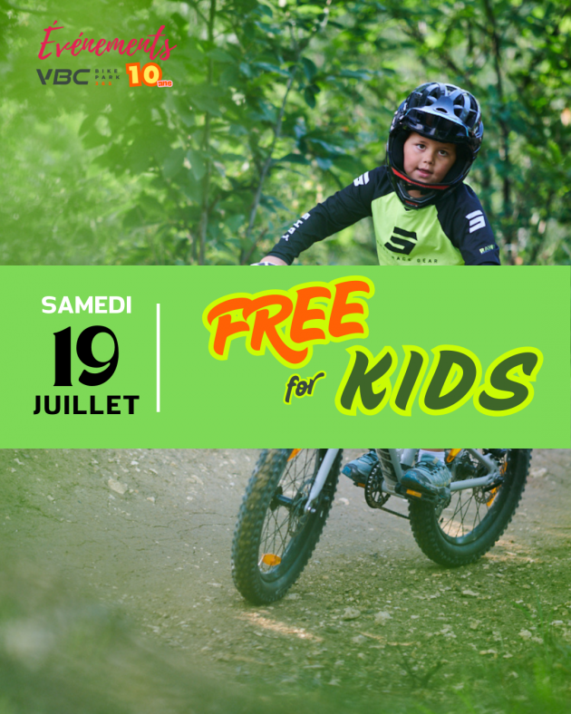 Free for kids - 10 ans de VBC Bike Park