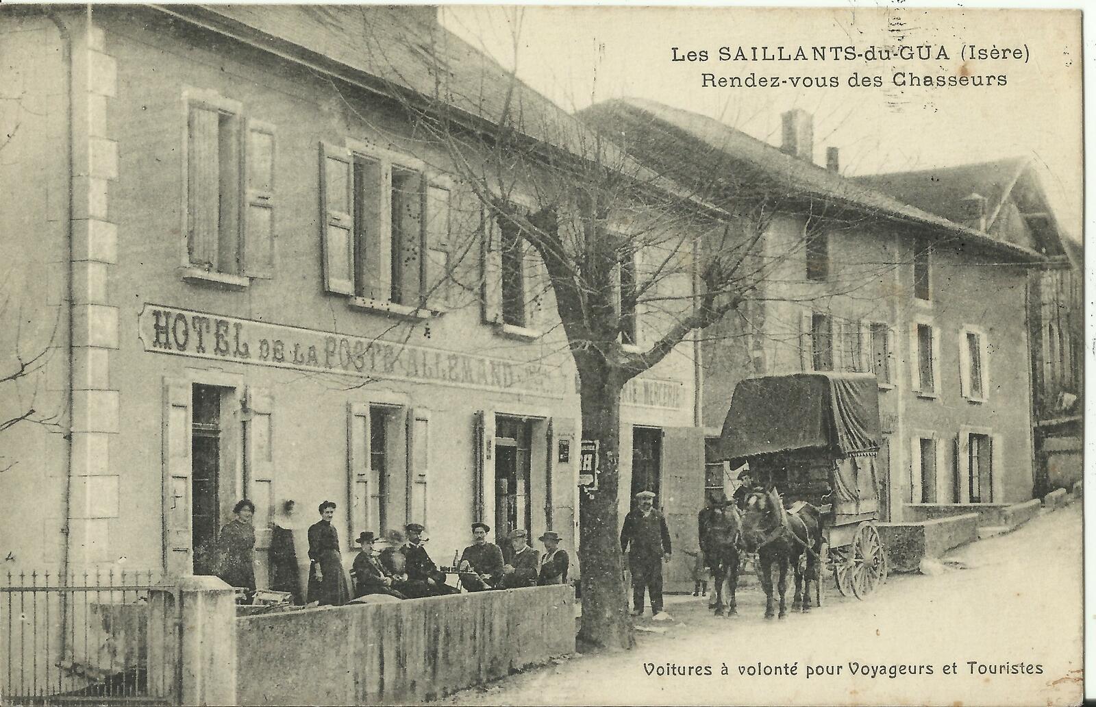 Parcours commenté : les anciens cafés du village des Saillants
