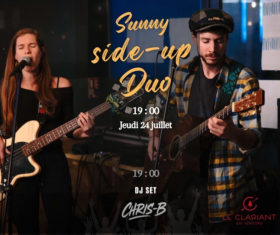 Concert Folk-Rock avec Sunny Side Up Duo
