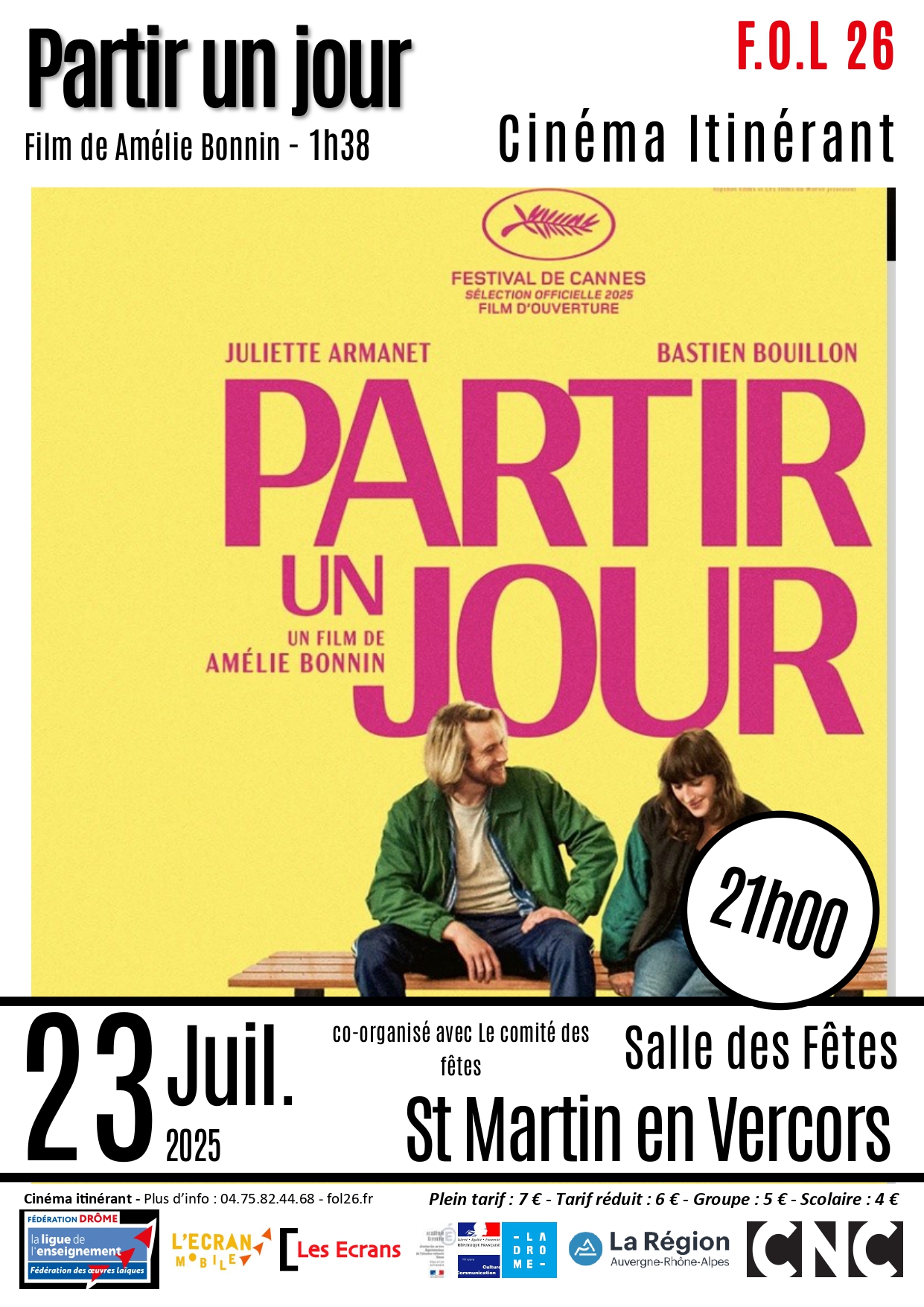 Cinéma - "Partir un jour" Cinéma - "Partir un jour"