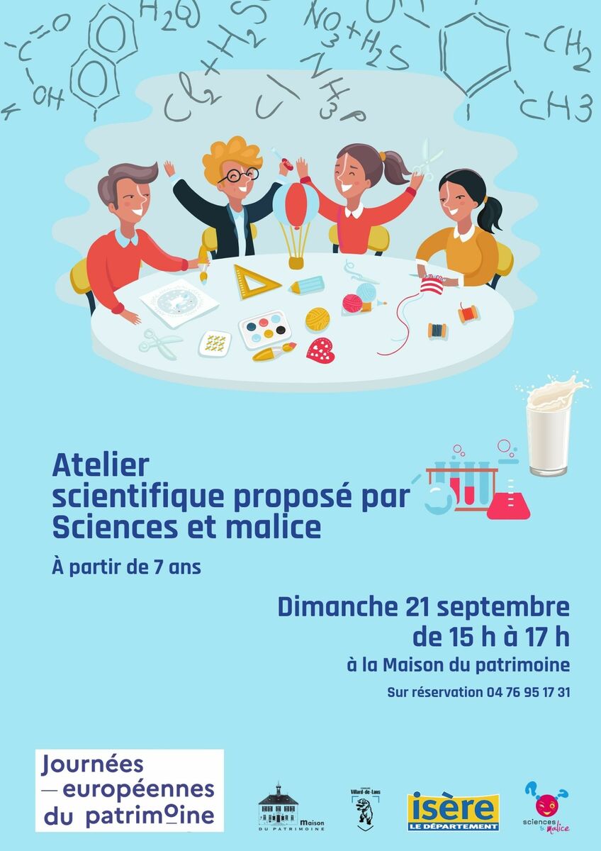 Atelier scientifique pour enfants : "Lait à modeler"