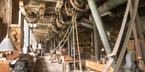 Usine Hydraulique de Tournerie sur bois