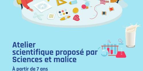 Atelier scientifique pour enfants : "Lait à modeler"